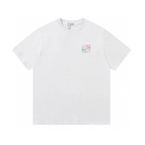 【限定】ロエベ スーパーコピー の三彩刺繍経典小標半袖Tシャツ