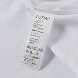 【限定】ロエベ スーパーコピー の三彩刺繍経典小標半袖Tシャツ