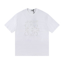 日本未入荷 ロエベ n級品 のランダム刺繍ゆったり半袖Tシャツ