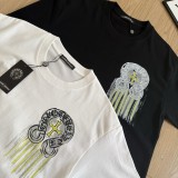追跡付 クロムハーツ n級品 のグラデーション馬蹄カジュアル半袖Tシャツ2色