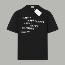 稀少 セリーヌ コピーおすすめ の​プリント二重紗純綿半袖