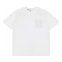 新作 ロエベ スーパーコピー の大刺繍ロゴフェイクポケットシートカップルクルーネック半袖Tシャツ