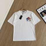 新作 クロムハーツ 激安偽物 のカラークロスカジュアル半袖Tシャツ2色