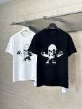 入手困難 クロムハーツ コピー のドクロプリント半袖Tシャツ