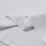 【限定】ロエベ スーパーコピー の三彩刺繍経典小標半袖Tシャツ