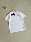 入手困難 プラダ 偽物通販 のロゴアルファベットプリントラウンドネック半袖Tシャツメンズ