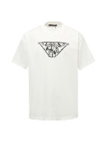 使い勝手良し プラダ 激安偽物 の落書きアルファベットロゴプリント半袖Tシャツ