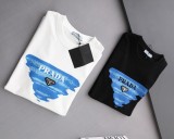 高品質 プラダ コピー のデジタル直噴三角バッジ新型Tシャツ2色