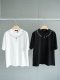 超話題! クロムハーツ コピーおすすめ の襟元サンスクリット十字架刺繍ラウンドネック半袖Tシャツ2色
