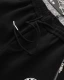 稀少 クロムハーツ スーパーコピー の25 ssリベット貼り布皮標刺繍発泡十字架プリントパンツ五分パンツ