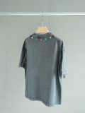高品質 クロムハーツ 偽物通販 の水洗カラーメタルクロスラウンドネック半袖Tシャツ