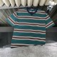 一目惚れ♪ プラダ 激安偽物 の中性風ストライプシルエット半袖Tシャツ
