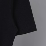 超奇跡の入荷☆ プラダ コピーのゴールドエナメル三角ロゴコットン半袖Tシャツ