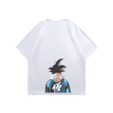新作 アディダス n級品 の両面プリント純綿丸首半袖Tシャツ