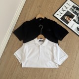 日本未入荷 ザノースフェイス コピー  の定番立体シリコンロゴカジュアル白黒ベーシックポロシャツ2色