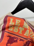 累積売上総額第１位！ ルイヴィトン n級品 2025 SS LVマップドリルアルファベット半袖Tシャツ