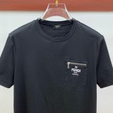 一目惚れ♪ フェンディ コピー のメンズカジュアル下地半袖Tシャツ