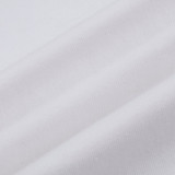 超奇跡の入荷☆ フェンディ n級品 のダブルF刺繍ロゴラウンドネック半袖Tシャツ