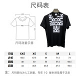 追跡付 バーバリー 激安偽物 のアルファベットプリントラウンドネックストレート半袖肩落とし袖Tシャツ
