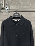 【限定】バーバリー スーパーコピー のクロスステッチ馬術戦馬小標ロゴロゴナイトロゴコットンポロネック長袖