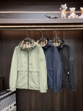 超話題! バーバリー 偽物通販 のキャップ付きジャケット