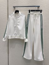 新作 ディオール 激安偽物 のジップアップコートロングパンツスーツ