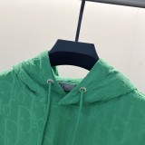 稀少 ディオール コピー のジャカード生地のフード付き衛衣