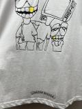 【限定】 クロムハーツ  スーパーコピー の 25 ss新型白プリント半袖Tシャツ