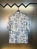 【限定】 ディオール n級品 の シルク全幅プリント半袖シャツ