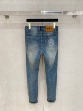 【話題商品！】クロムハーツ 激安偽物 2025 ss春秋メンズ水洗いミニストレートジーンズ
