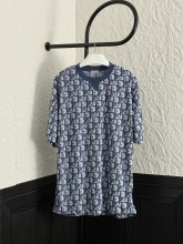 大人気 ディオール コピー の25 ss夏限定オールインワンジャカード半袖Tシャツ