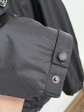 日本未入荷 プラダ コピー ののスタンドカラーのカジュアルコート三角金属ロゴのハイエンド品質は薄い綿のコート