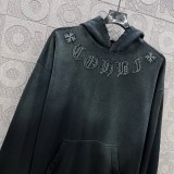 累積売上総額第１位！クロムハーツ スーパーコピー の布を張ってカップルのカジュアルな帽子付き衛衣を刺繍する