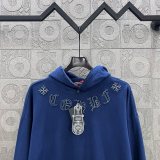 使い勝手良し クロムハーツ コピー の布を張ってカップルのカジュアルな帽子付き衛衣を刺繍する