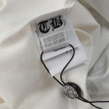 日本未入荷 クロムハーツ  n級品 の 25 ss 25 ssリール馬蹄サンスクリットプリント爆金長袖Tシャツ