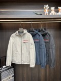 【限定】プラダ スーパーコピー の2025 ss秋のキャップ付きジャケット