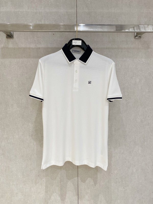 ★超人気 ロエベ n級品 の2025SS夏半袖ポロシリーズ半袖Tシャツ