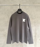 高品質 ルイヴィトン 激安通販  LV新型布張り刺繍長袖衛衣Tシャツ
