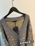 【話題商品！】ルイヴィトン コピーおすすめ Louis Vuitton フルプリントジャカードウールカーディガンコート