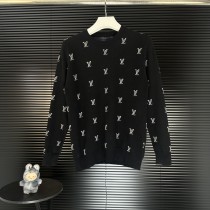 大人気 ルイヴィトン スーパーコピー LV2025新型フルサイズ文字ロゴジャカードカジュアル丸首プルオーバーセーター