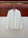 追跡付 ルイヴィトン スーパーコピー 丸首長袖プルオーバー長袖Tシャツネットレッド