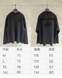 超話題! ルイヴィトン 偽物通販  LV新型布張り刺繍長袖衛衣Tシャツ
