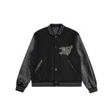 超奇跡の入荷☆ ルイヴィトン コピー ショーモデルのダークピエロ悪魔刺繍野球ウェアコート
