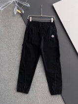 日本未入荷 モンクレール 激安偽物 25SS 秋土色長ズボン男性ロゴシート布引き紐カジュアル長ズボン