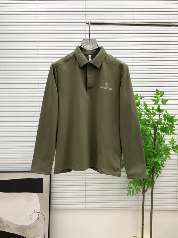高品質 モンクレール スーパーコピー 25SS長袖開襟Tシャツpolo