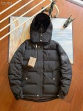 日本未入荷 バーバリー 激安偽物 のメンズ防風防水は帽子まで反射してガチョウのダウンジャケット2色