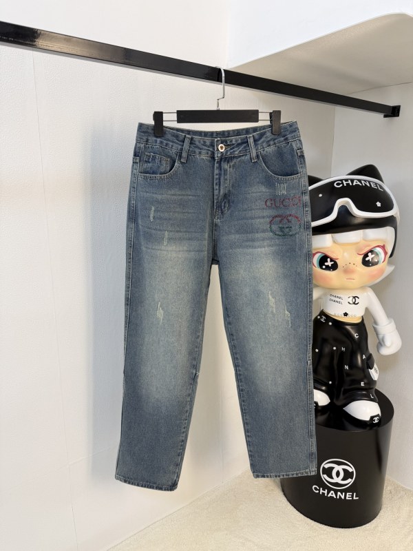 【限定】グッチ 激安通販 の25 SS四季モデル超燃爆撃街シリーズの最もジーンズ