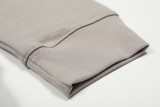 累積売上総額第１位！ロエベ 激安通販 の2025SS秋冬大きなロゴ貼り刺繍ラウンドネック長袖パーカー