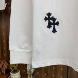 稀少 クロムハーツ 偽物通販 のクルーネック ロングスリーブTシャツ
