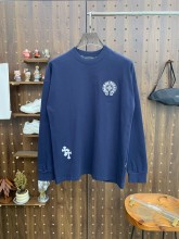 大人気 クロムハーツ コピーおすすめ のクルーネック ロングスリーブTシャツ